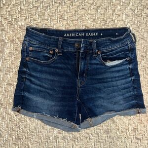 American Eagle Outfitters Dark Blue Jean Shorts